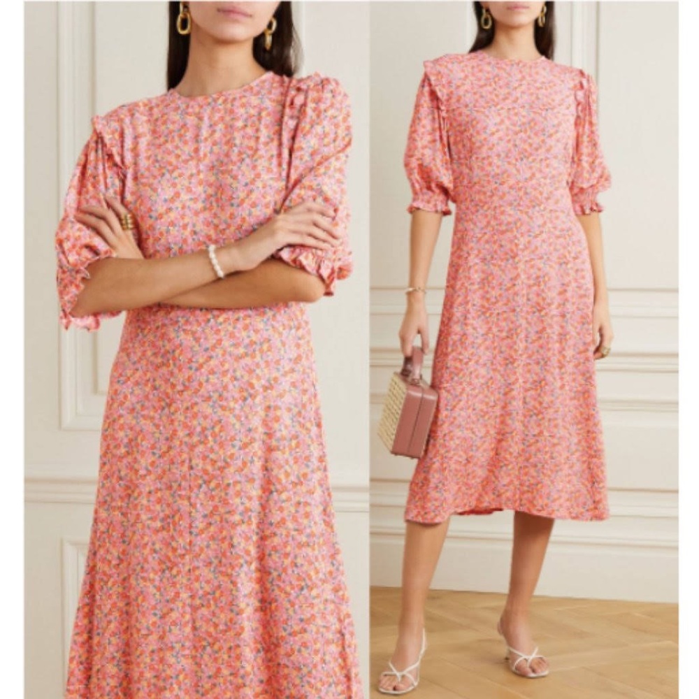 Faithful The Brand Floral Midi Dress
